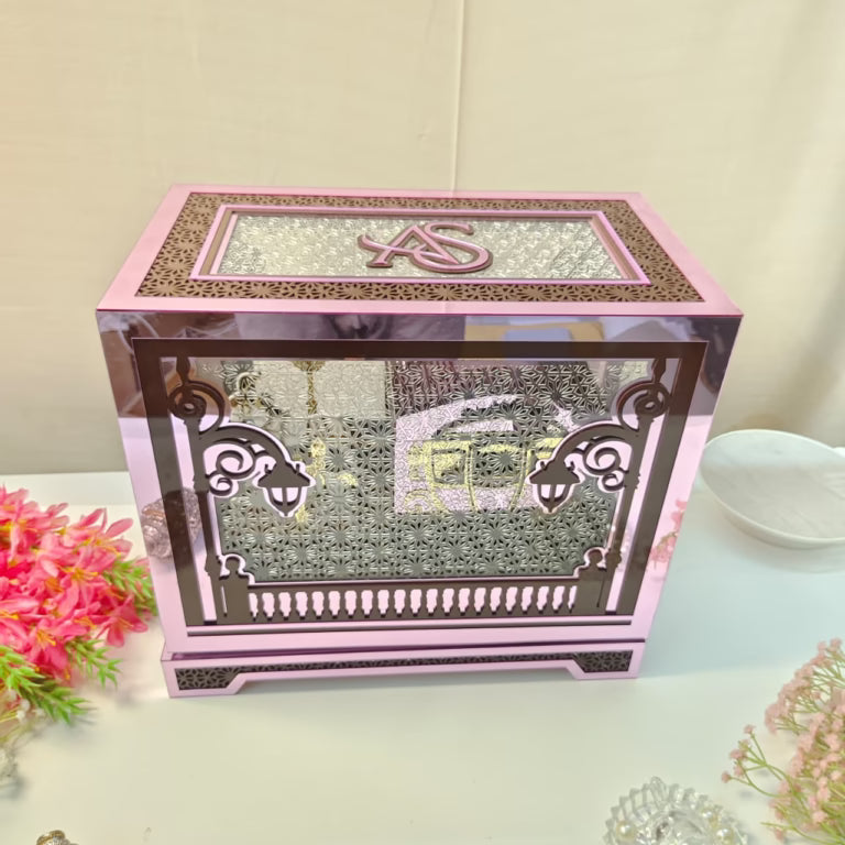 Royal Acrylic Carriage Invitation Box