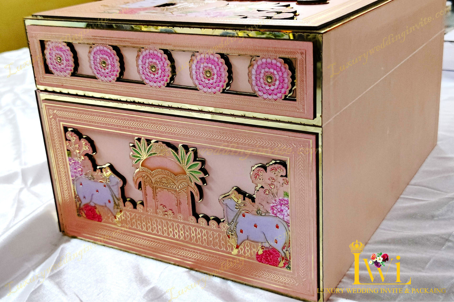 Lord Shrinath Ji Wedding Invitation Box | 2024 Design