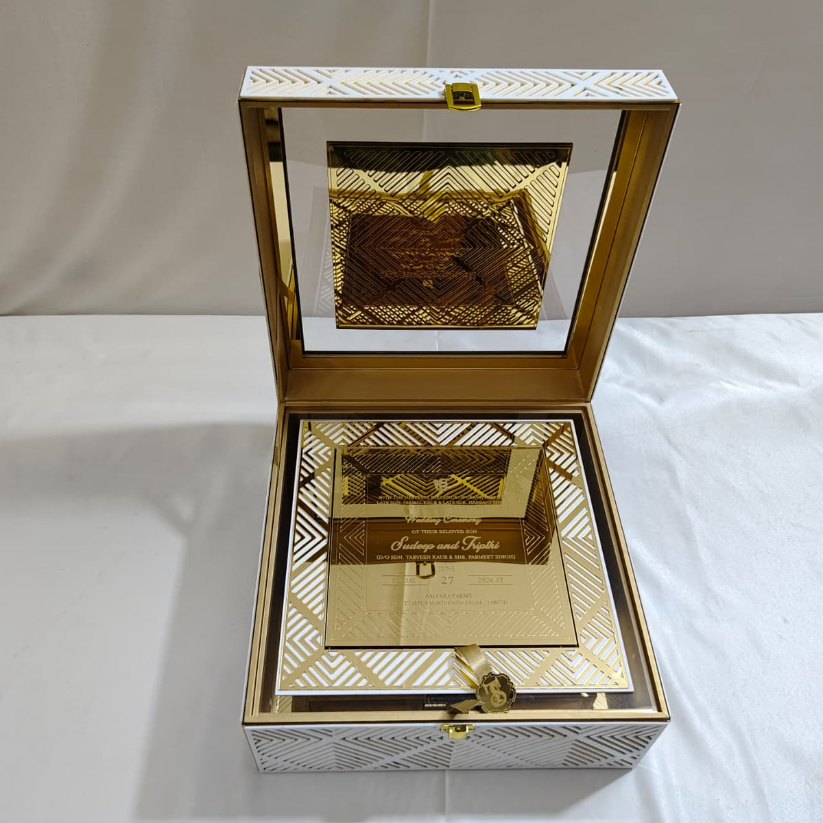 Premium Luxury Wedding Invitation Box