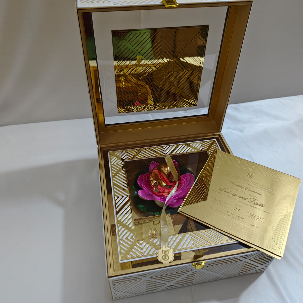 Premium Luxury Wedding Invitation Box