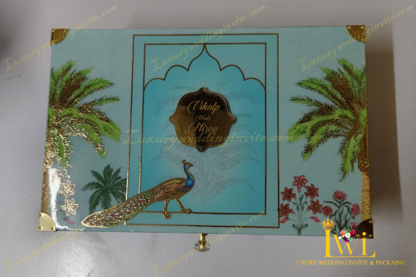 INDIAN TRADITIONAL PICHWAI INVITATION top