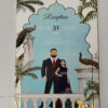 INDIAN TRADITIONAL PICHWAI INVITATION Reception card