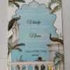 INDIAN TRADITIONAL PICHWAI INVITATION wedding card
