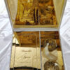 Premium Wedding Invitation White Case ia open to show inside view
