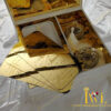Premium Wedding Invitation White Case is open for showing how many invitaitions are there