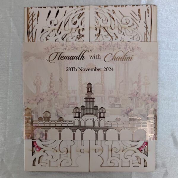 Laser Cut Premium Invitation Cards by luxury wedding invitation