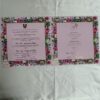 laser cut pink invitation cards by luxury wedding invite & packaging