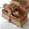 open view of Luxury Royal Carriage Invitation Box